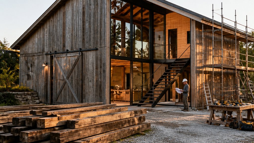 barn conversion to luxury