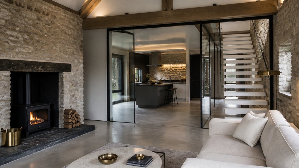 blending rustic british style