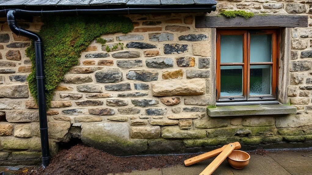 check roof and drainage integrity