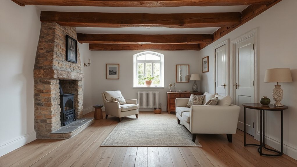 consistent seamless flooring design