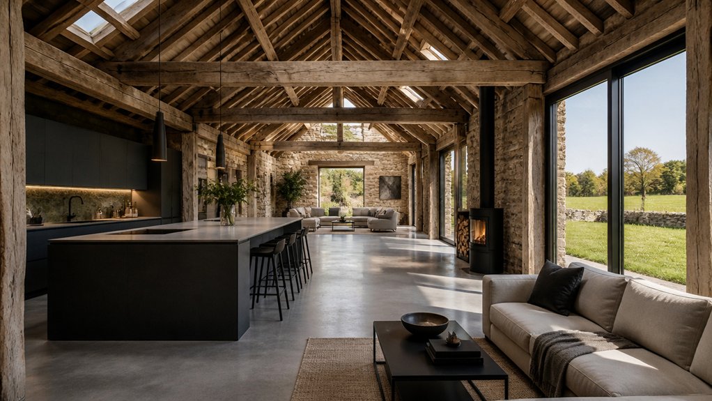 converting old barn into modern home