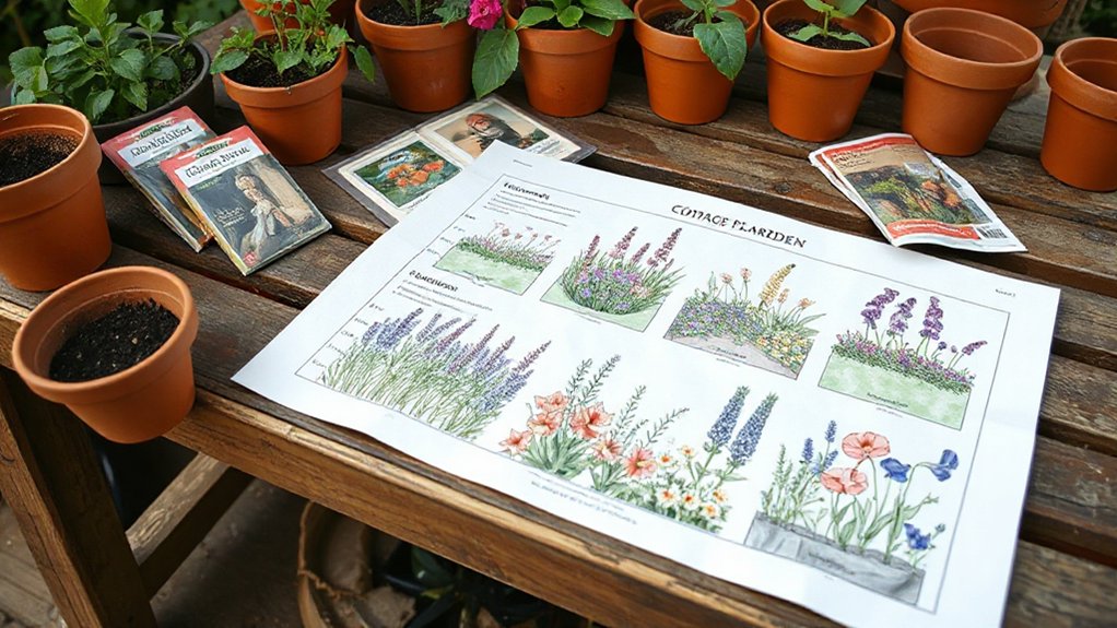 cottage garden planting plan