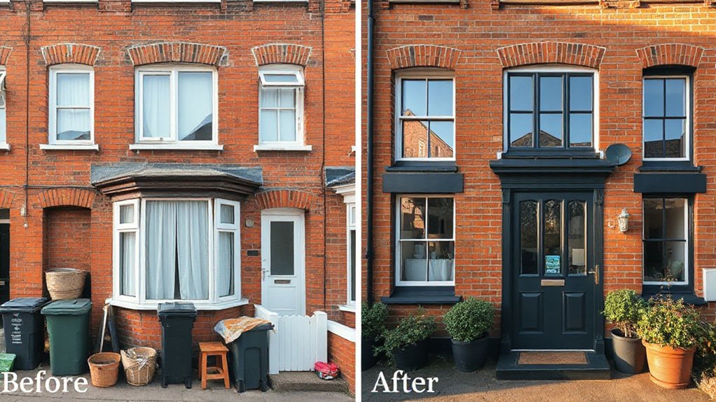 facade updates by house type