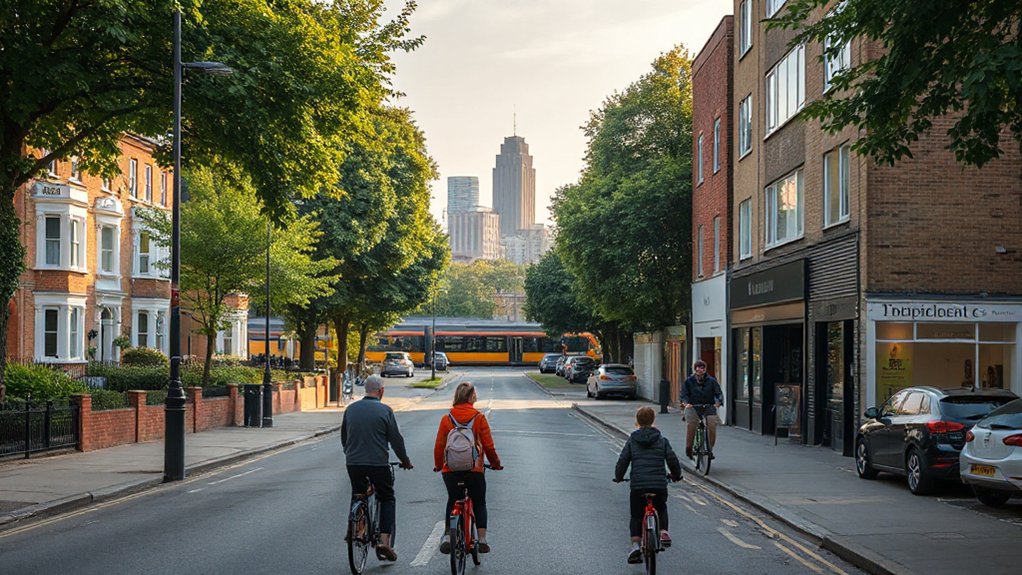 green spaces and local amenities
