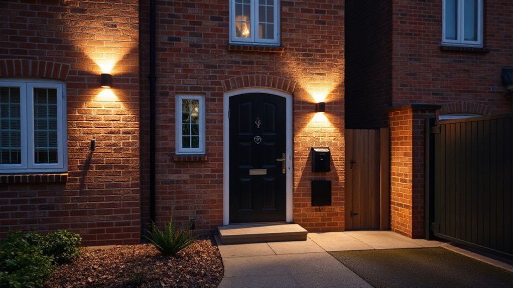 matching exterior lighting styles