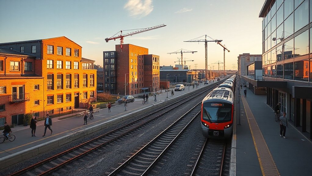 rail improvements boost regional demand