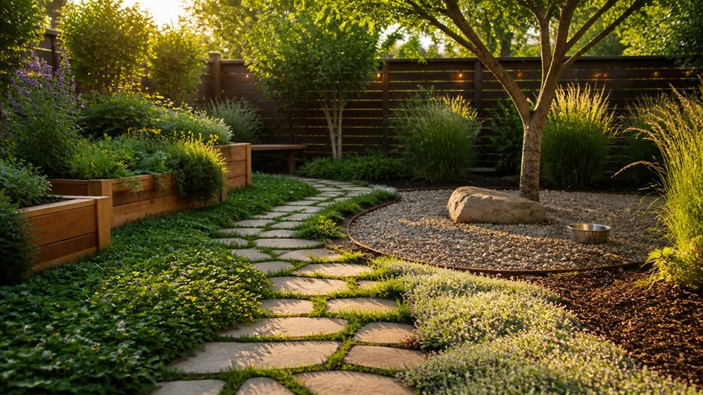 safe attractive pet garden