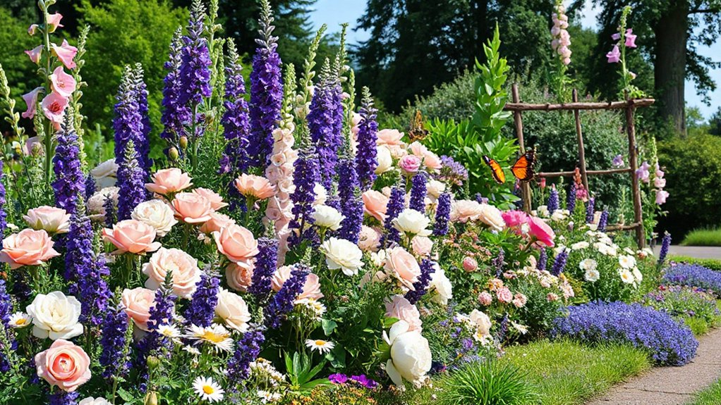 scented pollinator friendly cottage garden