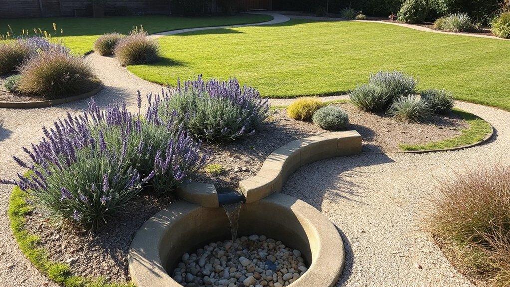 shape beds to hold water