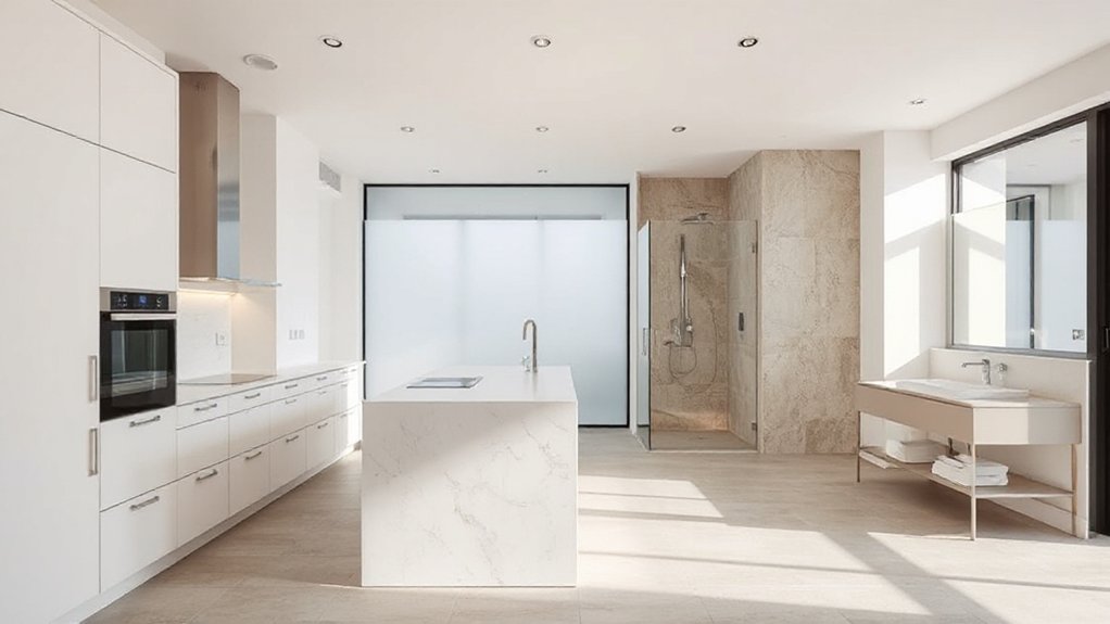 streamlined modern interior design