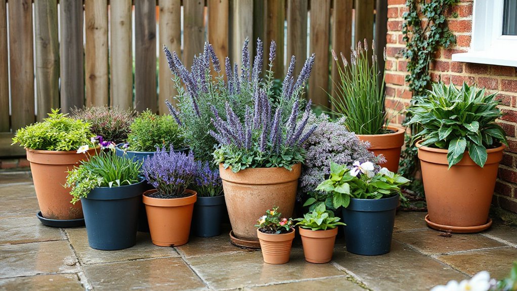 year round colorful container combinations